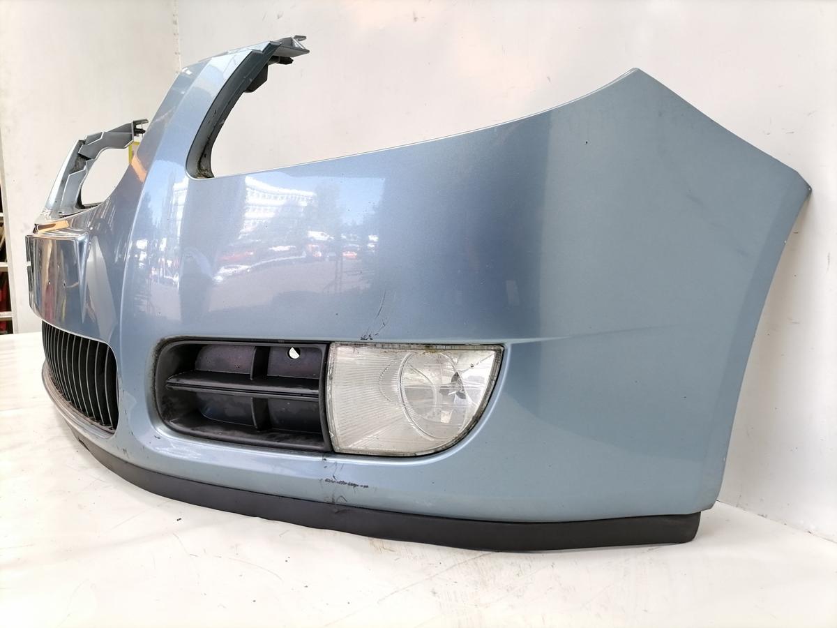Skoda Fabia 2 5J original Sto&szlig;stange Stossf&auml;nger vorn 9154 Satin Grey Bj.2009